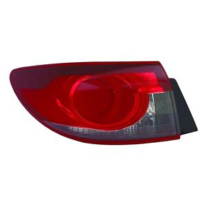 Lights, Left Rear Lamp (Saloon, LED Type, Outer, On Quarter Panel) for Mazda 3 2013 on, 