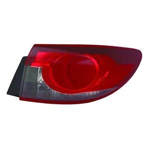 Lights, Right Rear Lamp (Saloon, LED Type, Outer, On Quarter Panel) for Mazda 3 2013 on, 