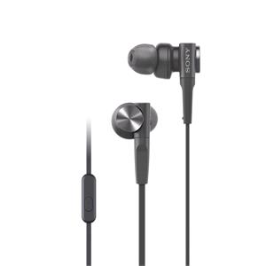 Headphones, Sony Extra Deep Bass MDRXB55AP In Ear Headphones   Black, Sony