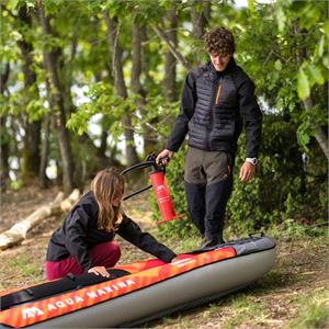 Aqua Marina Memba-390 Touring 12'10" 2-Person Kayak with DWF Deck - Kayak Paddle Set Included