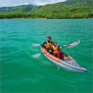 Aqua Marina Memba-390 Touring 12'10" 2-Person Kayak with DWF Deck - Kayak Paddle Set Included