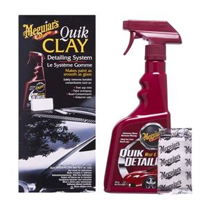 Paint Polish and Wax, Meguiars Quik Clay Detailer Kit, Meguiars