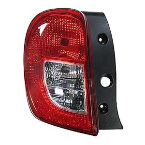 Lights, Left Rear Lamp (Standard Bulb Type, Supplied Without Bulbholder) for Nissan MICRA IV 2014 on, 