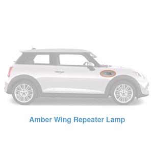 Lights, Right Wing Repeater Lamp (Amber) for Mini One/Cooper 5 Door 2014 on, 