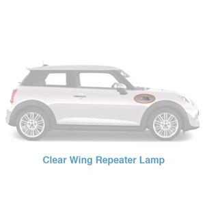 Lights, Right Wing Repeater Lamp (Clear) for Mini One/Cooper 5 Door 2014 on, 