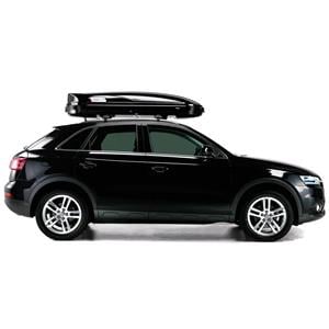 Modula WeGo 500L Black Roof Box, Double-Side Opening System