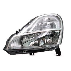 Lights, Left Headlamp (Without Cornering Lamp, Halogen, Takes H7 / H1 Bulbs, Supplied Without Motor, Original Equipment) for Renault MODUS 2008 on, 