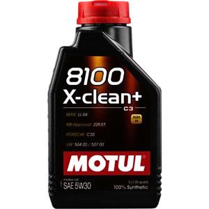 Engine Oils, Motul 8100 X Clean+ 5W 30 Engine Oil   1 Litre, MOTUL