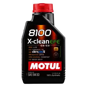 Engine Oils, Motul 8100 X Clean EFE 5W 30 Engine Oil   1 Litre, MOTUL