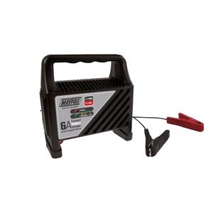 Maintenance, Compact Battery Charger   6A   12V, MAYPOLE