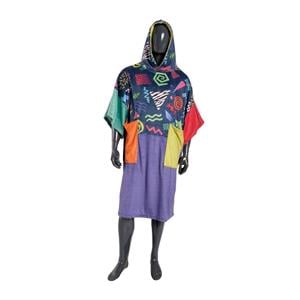 SUP Wear, MDNS Adult Poncho   Multi Neon DUO, MDNS
