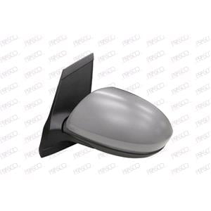 Wing Mirrors, Left Wing Mirror (electric, heated, primed cover) for Mazda 2 2007 2014, 