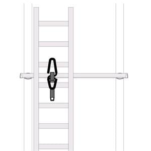 Ladder Step Adaptor for Nordrive Roof Bars To Help Secure Ladder