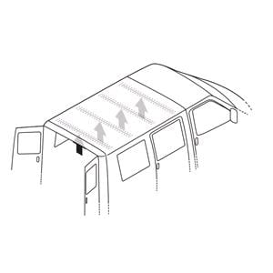 Van Ladder Holder Roof Mount