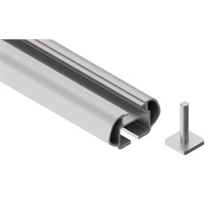 Complete set of aluminium roof bars, supplied with locks and keys