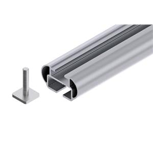 Complete set of aluminium roof bars, supplied with locks and keys
