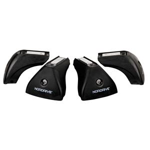 Complete set of steel roof bars, supplied with locks and keys