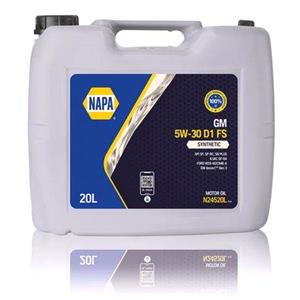 Engine Oils, Napa GM 5W 30 D1 FS  (20L) , NAPA
