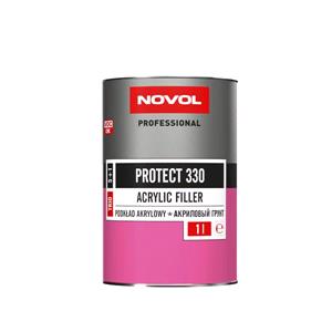 Body Repair and Preparation, Novol Protect 330   Acryl Filler 5:1, White, 1 Litre , Novol