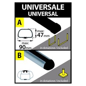 Nordrive Bike One Black Roof Mounted Bike Rack (Frame Holder) for 1 Bike