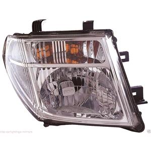 Lights, Right Headlamp (Halogen, Takes H4 Bulb) for Nissan PATHFINDER 2006 on, 