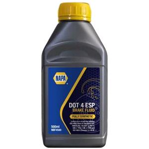 Brake Fluid, NAPA DOT 4 ESP Brake Fluid   500ml, NAPA