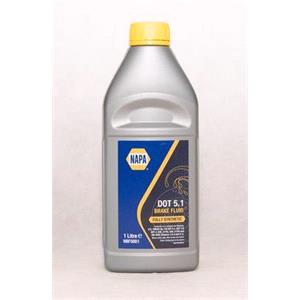 Brake Fluid, NAPA DOT 5.1 Brake Fluid   1 Litre, NAPA