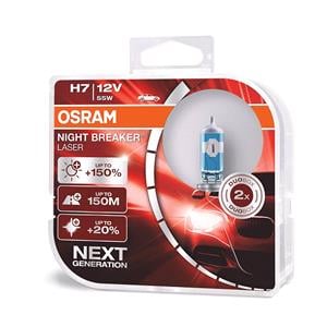 Bulbs   by Vehicle Model, Osram Night Breaker Laser H7 Bulb    Twin Pack for Opel COMBO Platform/Chassis, 2012 Onwards, Osram