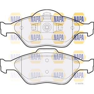 Brake Pads, NAPA Front Brake Pads (Full set for Front Axle), NAPA