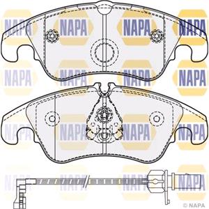 Brake Pads, NAPA Front Brake Pads (Full set for Front Axle), NAPA