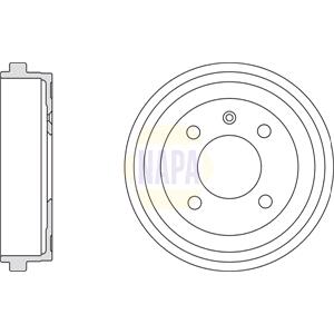 Brake Drums, NAPA Brake Drum NDR1017, NAPA