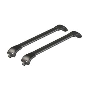 Roof Racks and Bars, Nordrive Silenzio CX Black Edge Roof Bars for Skoda ROOMSTER, 2006 2015, With Raised Roof Rails, NORDRIVE