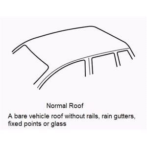 Complete THULE car roof rack system