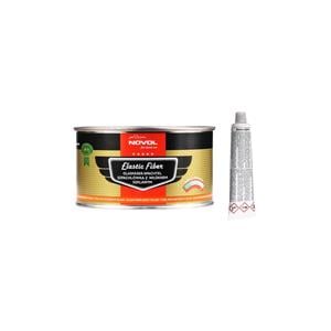 Body Repair and Preparation, Novol Classic Elastic Fiber Putty, Glass Fibre Putty With Mixing Indicator, 2.0 kg , Novol