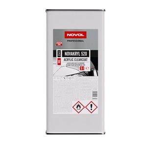 Body Repair and Preparation, Novakryl 520   VHS Acryl Clearcoat 2+1, 5.0 Litre ; Requires H5110 Hardener   N35626 (Fast) or N3561, Novol