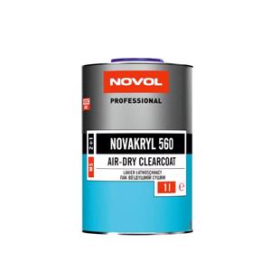 Body Repair and Preparation, Novol Novakryl 560   HS Acrylic Air Dry Clearcoat, 2+1, 1 Litre ; Requires H5160 Hardener   N91384 [, Novol