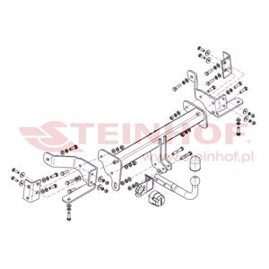 Tow Bars And Hitches, Steinhof Towbar (fixed with 2 bolts) for Opel ANTARA, 2006 2015, Steinhof
