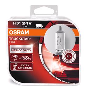 Bulbs   by Bulb Type, Osram Truckstar Pro 24V 70W H7 PX26d Truck Headlight Bulb   Twin Pack, Osram