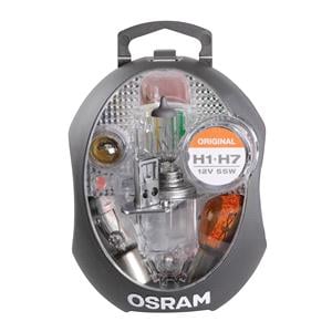 Bulbs   by Vehicle Model, Osram Original H1/H7 1V Spare Bulb Kit    for Fiat DOBLO Cargo, 2010 Onwards, Osram