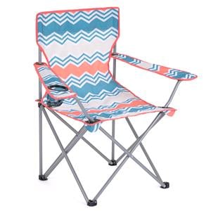 Camping Furniture, Yello Folding Chair   Stripe Blue, Yello