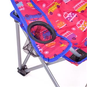 Official Volkswagen Campervan Kids Camping Chair - Pink