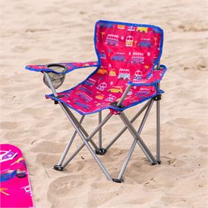 Official Volkswagen Campervan Kids Camping Chair - Pink