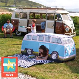 Official Volkswagen Campervan Kids Pop Up Play Tent - Blue