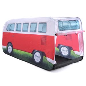 Official Volkswagen Campervan Kids Pop Up Play Tent - Red