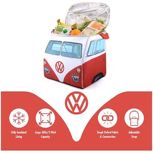 Official Volkswagen Campervan Cooler Bag 30L - Red
