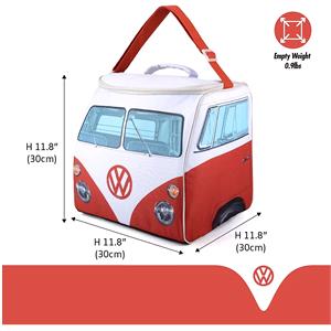 Official Volkswagen Campervan Cooler Bag 30L - Red
