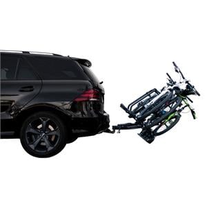 Aguri Active 3 Silver Tow Bar Mounted Bike Rack (Wheel Support) for 3 (4) Bikes