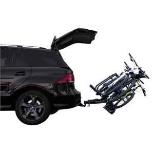 Aguri Active 3 Silver Tow Bar Mounted Bike Rack (Wheel Support) for 3 (4) Bikes