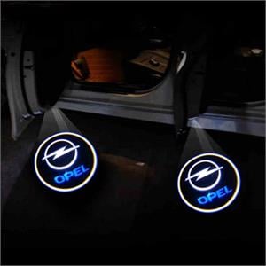 Special Lights, Opel Car Door LED Puddle Lights Set (x2)   WIreless , 