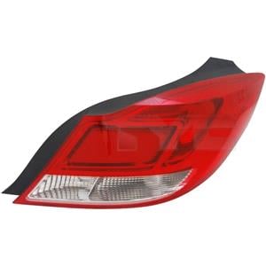 Lights, Right Rear Lamp (Saloon, Supplied Without Bulbholder, Original Equipment) for Vauxhall INSIGNIA Saloon 2008 2013, 